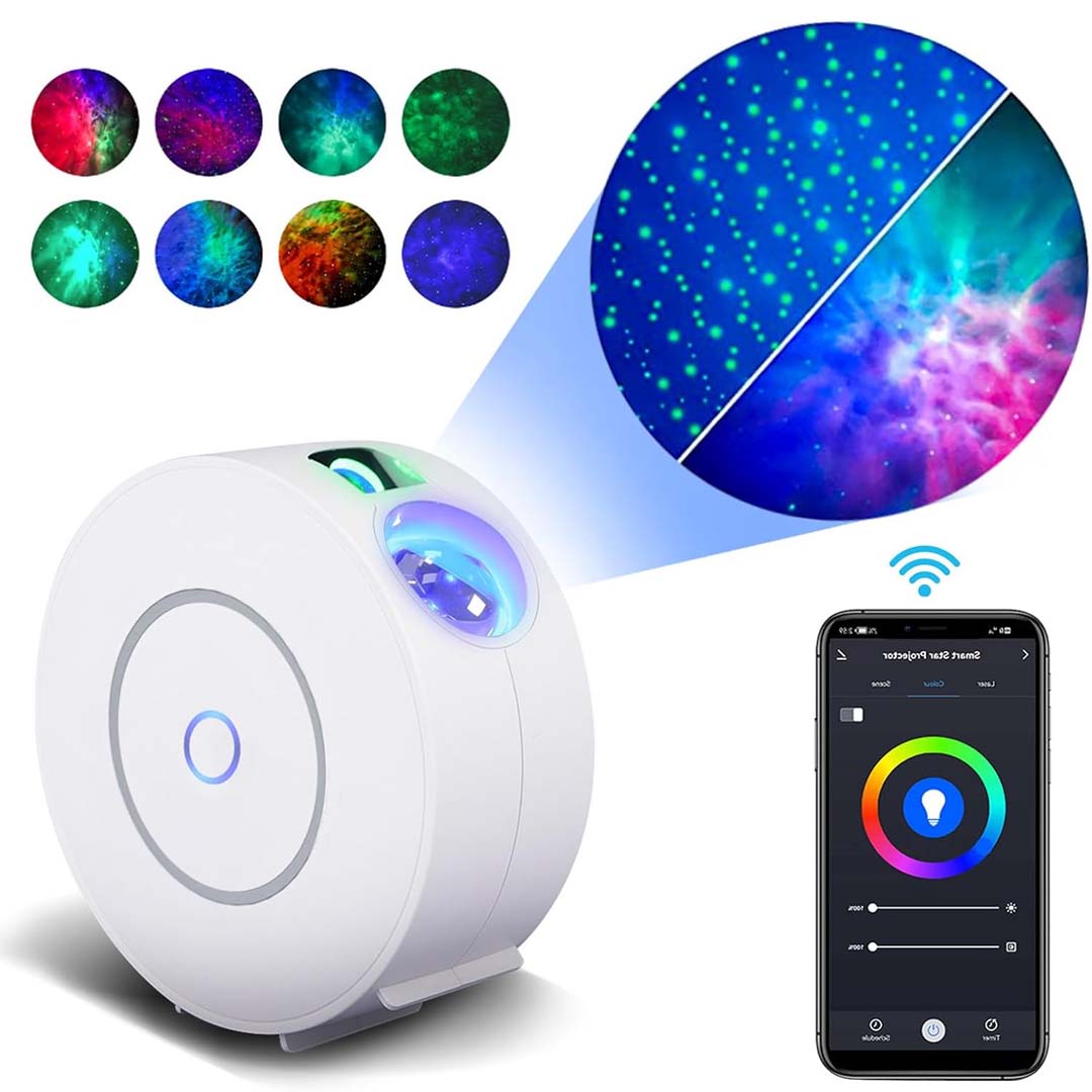 SK20 Wifi Smart Nebula Galaxy Star Light Projector, App & Voice Control