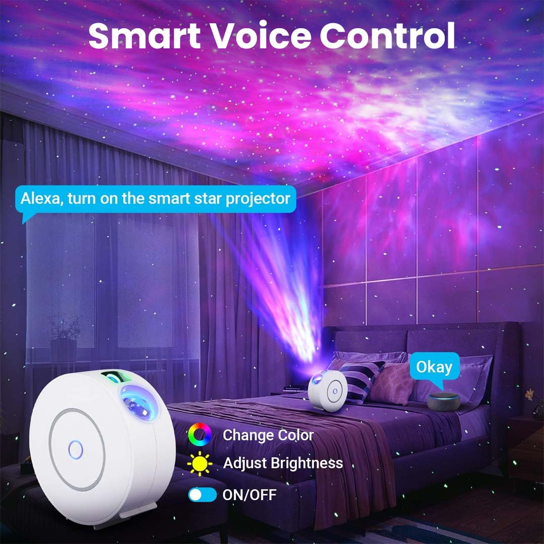 SK20 Wifi Smart Nebula Galaxy Star Light Projector, App & Voice Control