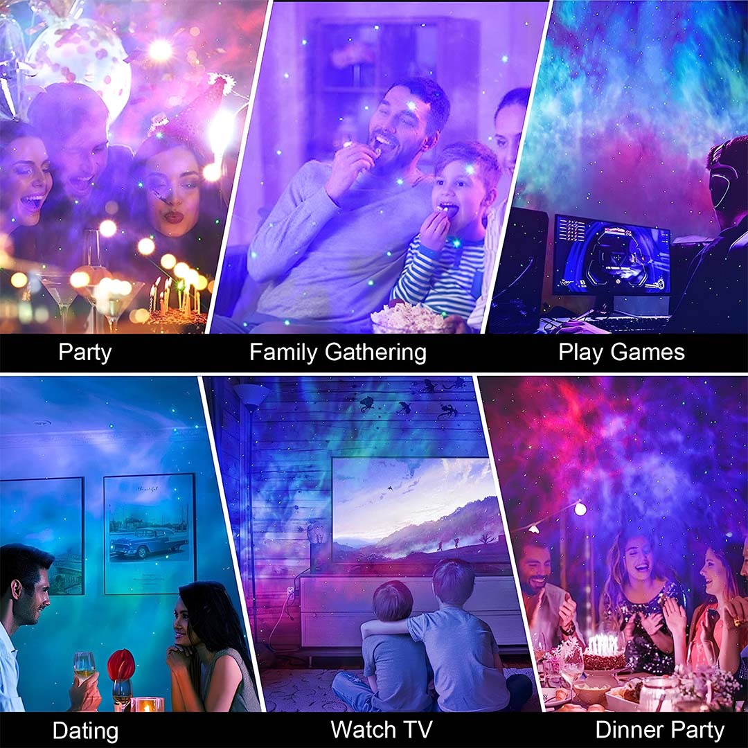 SK20 Wifi Smart Nebula Galaxy Star Light Projector, App & Voice Control