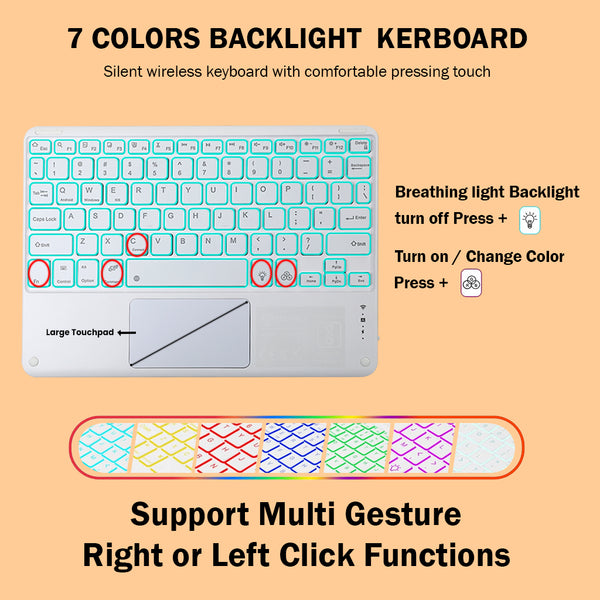 X510T Keyboard Case for Samsung Galaxy Tab S9 11 - 13