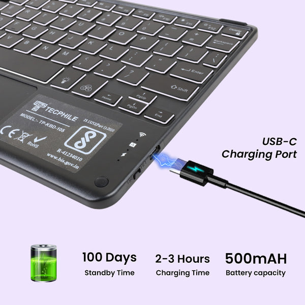 X510T Keyboard Case for Samsung Galaxy Tab S9 11 - 11