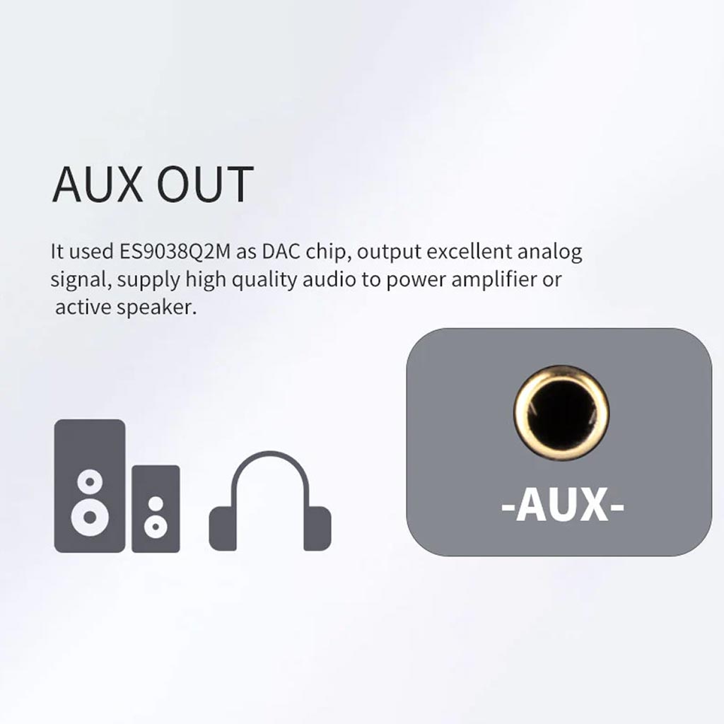 Xduoo DT01 DAC&Amp Aux POrt
