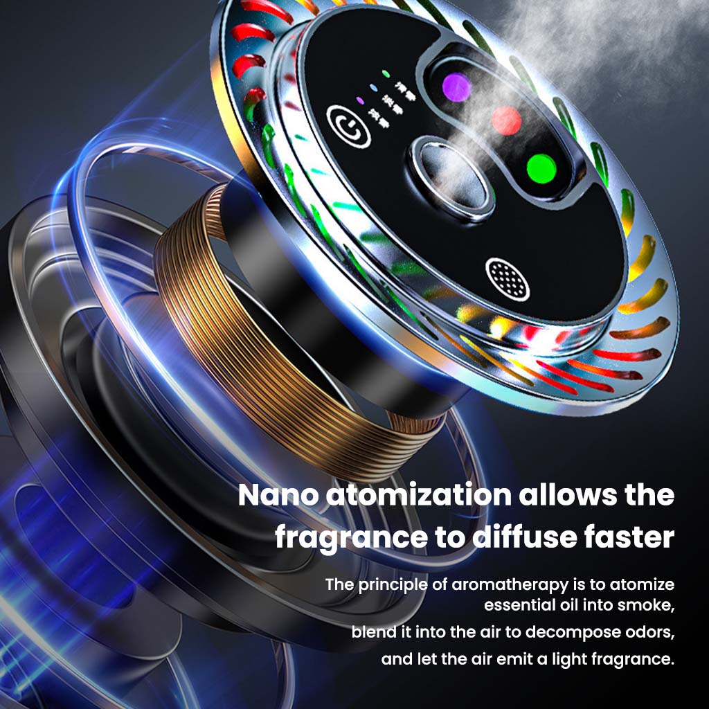 Z11-B Car Air Freshener Diffuser with nano atomization technology for faster and more effective scent diffusion.