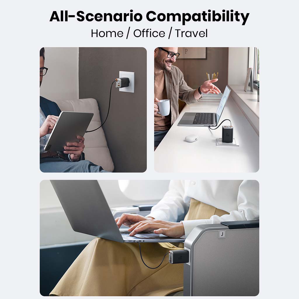 Mcdodo 67W GaN Charger offers all-scenario compatibility for home, office, and travel use with universal device support.