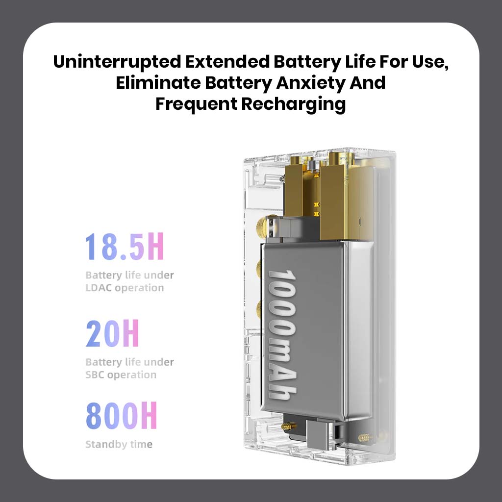 TimeEar- BTE 9 CS43198 DAC + Dual ESS9603 Amp Bluetooth DAC/Amp
