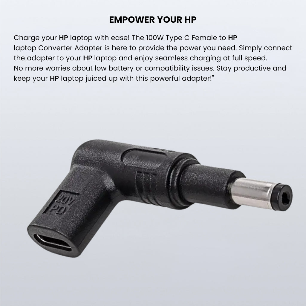 TECPHILE - 100W Type C Female to Acer Laptop Adapter