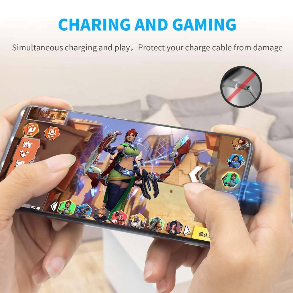 TECPHILE CA120 U Shape Adapter Black CM CF 01 PROTECT FROM CHARGING AND GAMING