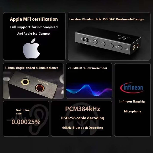 Questyle - M18i ES9219Q Portable DAC & Amp - 9
