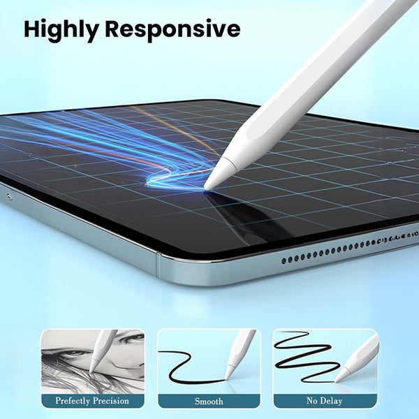 TECPHILE 314A Bluetooth iPad Pencil for 2018 2025 Models - 8
