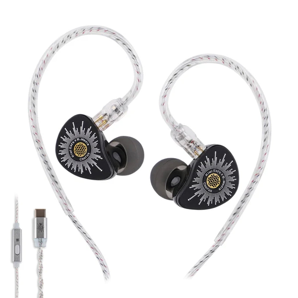 Kiwi Ears X B_Media Chorus In-Ear Monitors with detachable cable