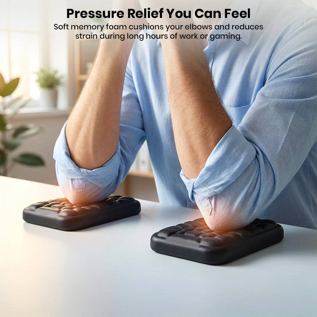 TECPHILE - Ergonomic Keyboard Wrist Rest Pad Support for Keyboard & Mouse