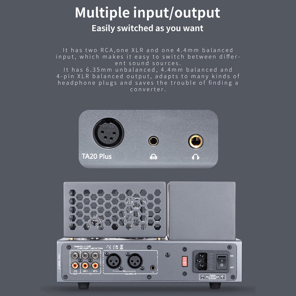 xDuoo TA 20 Plus Balanced Tube Headphone Amplifier - 9