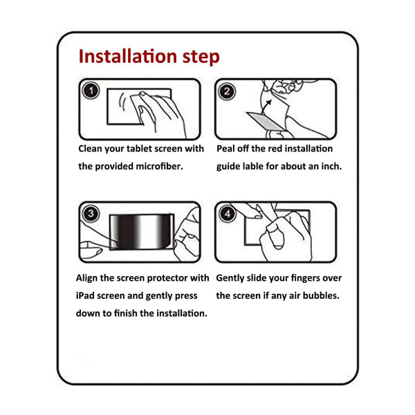 TECPHILE - Premium Tempered Glass Screen Protector - 4