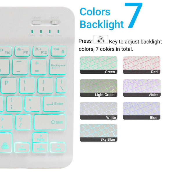 TECPHILE - HB030D Wireless Keyboard - 12