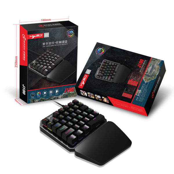 HXSJ - J100 Wired Gaming Keyboard - 18