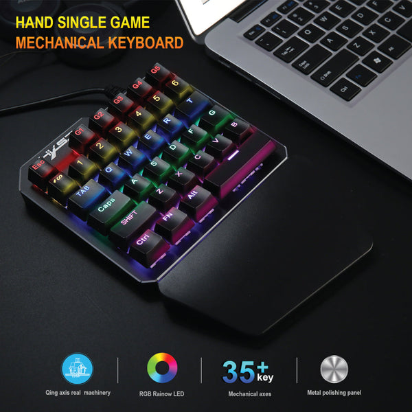 HXSJ - J100 Wired Gaming Keyboard - 11