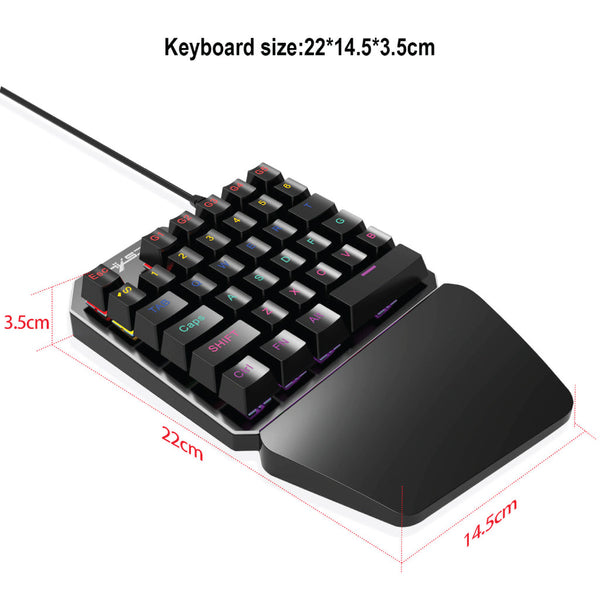 HXSJ - J100 Wired Gaming Keyboard - 14