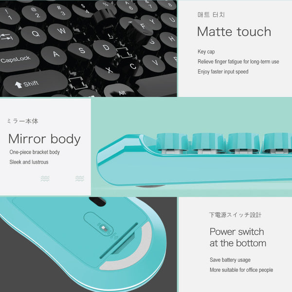 HXSJ - L100 Wireless Gaming Keyboard Mouse Combo - 4