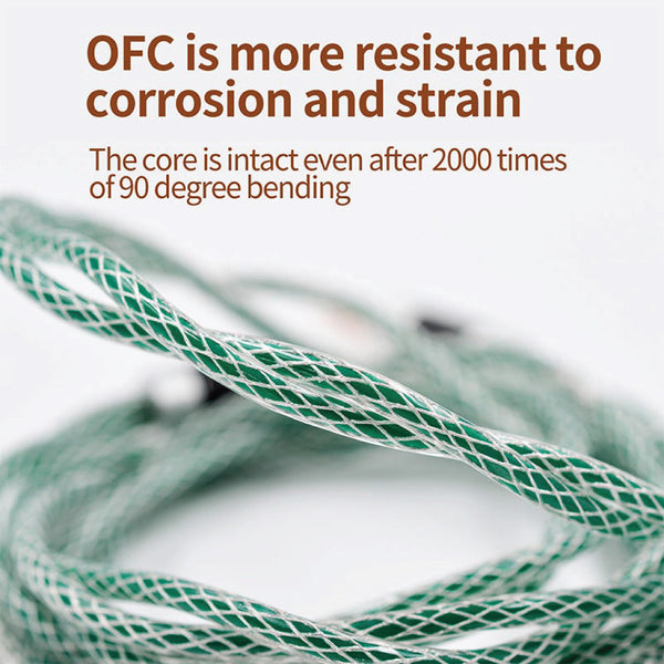KZ - 90-11 OFC Silver Plated Upgrade Cable for IEM - 5