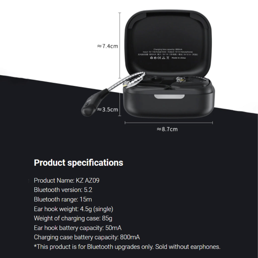 Concept-Kart-KZ-Acoustics-KZ-AZ09-TWS-HD-Wireless-Bluetooth-Adapter-Black-111