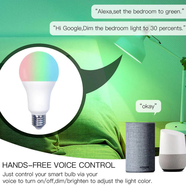 MOES - 14W RGB+C+W Smart LED Bulb - 4