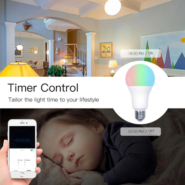 MOES - 14W RGB+C+W Smart LED Bulb - 5