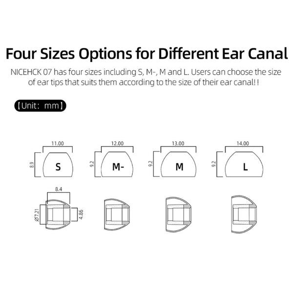 NICEHCK - 07 Silicone Noise Isolating Eartips - 7