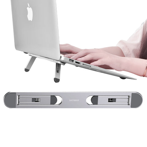 Buy silver OATSBASF - Portable Metal Laptop Stand