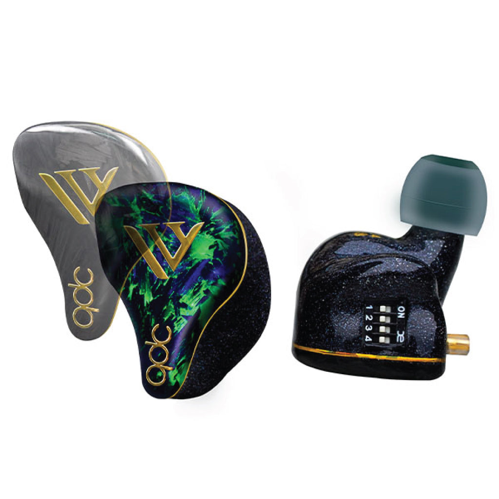 Concept-Kart-QDC-Anole-V14-Standard-Wired-IEM-Green-Black-5