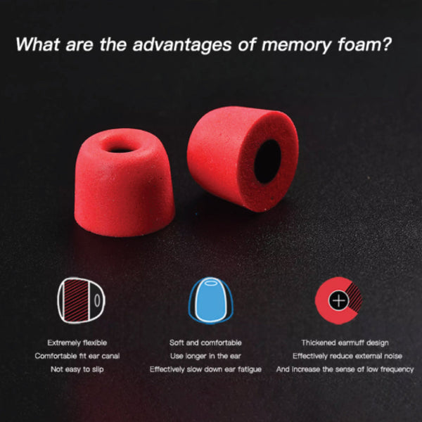 QKZ - T400 Memory Foam Eartips - 4