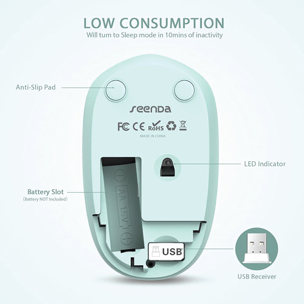 Concept-Kart-Seenda-WGSB-012-Wireless-Mouse-Mint-Green-7