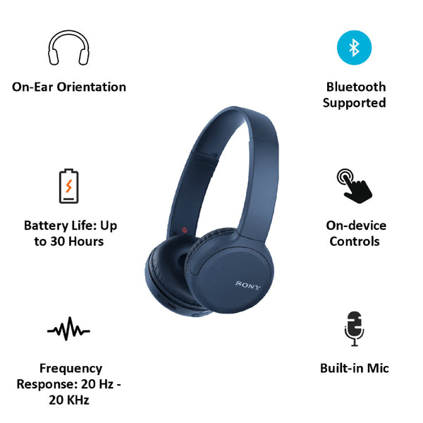 Sony - WH-CH510 Wireless Headphone - 8