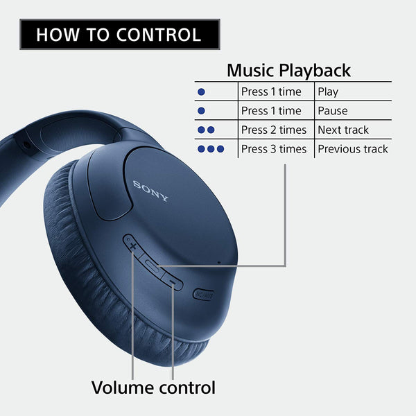 Sony - WH-CH710N Wireless Noise Cancelling Headphone - 15