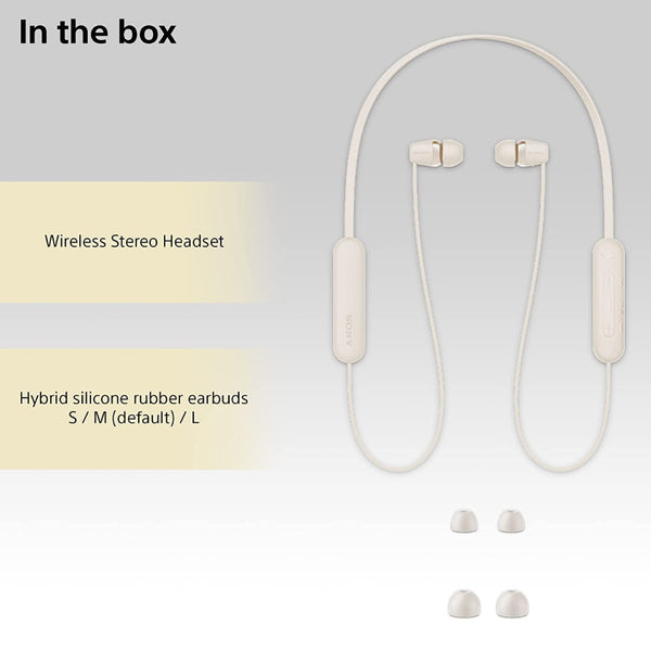 Sony - WI-C100 Wireless In-ear Headphone - 20