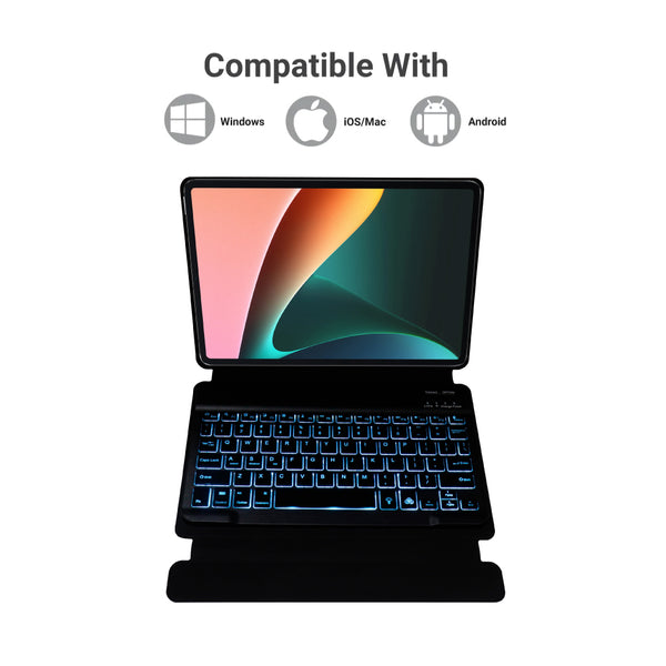 TECPHILE - Wireless Keyboard Case for Xiaomi Pad 5/5 Pro - 7