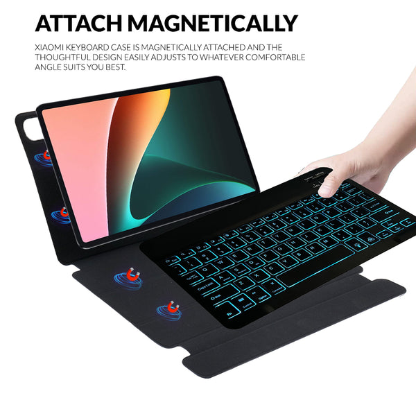 TECPHILE - Wireless Keyboard Case for Xiaomi Pad 5/5 Pro - 5
