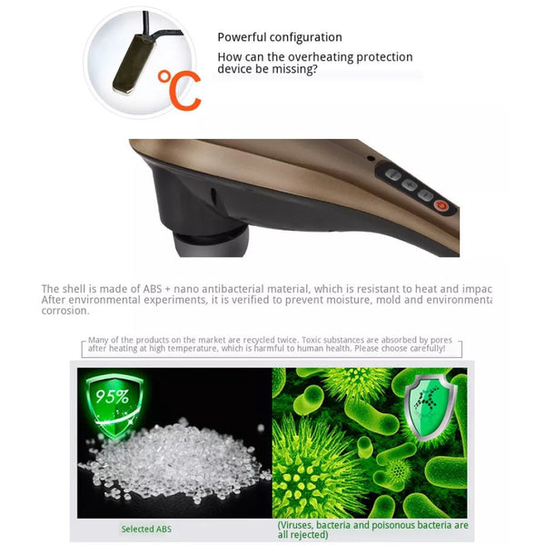 TECPHILE -  P0442 Wireless HandHeld  Massage Hammer - 5