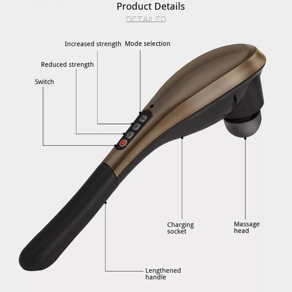 TECPHILE -  P0442 Wireless HandHeld  Massage Hammer - 2