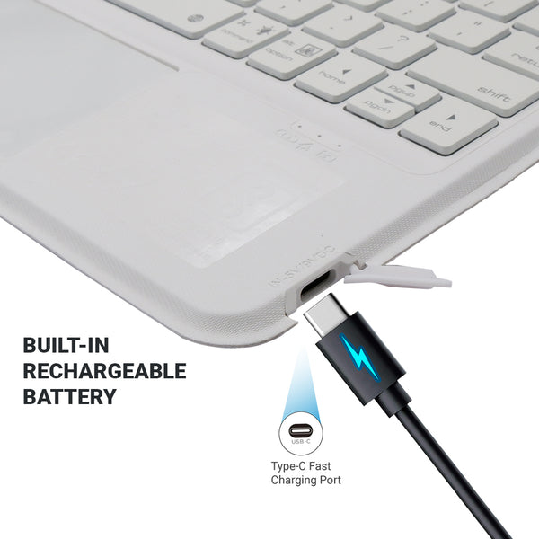 TECPHILE - P109 Magnetic Wireless Keyboard Case for iPad - 6