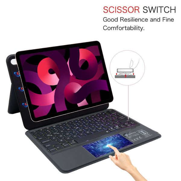 TECPHILE - P109 Magnetic Wireless Keyboard Case for iPad - 16