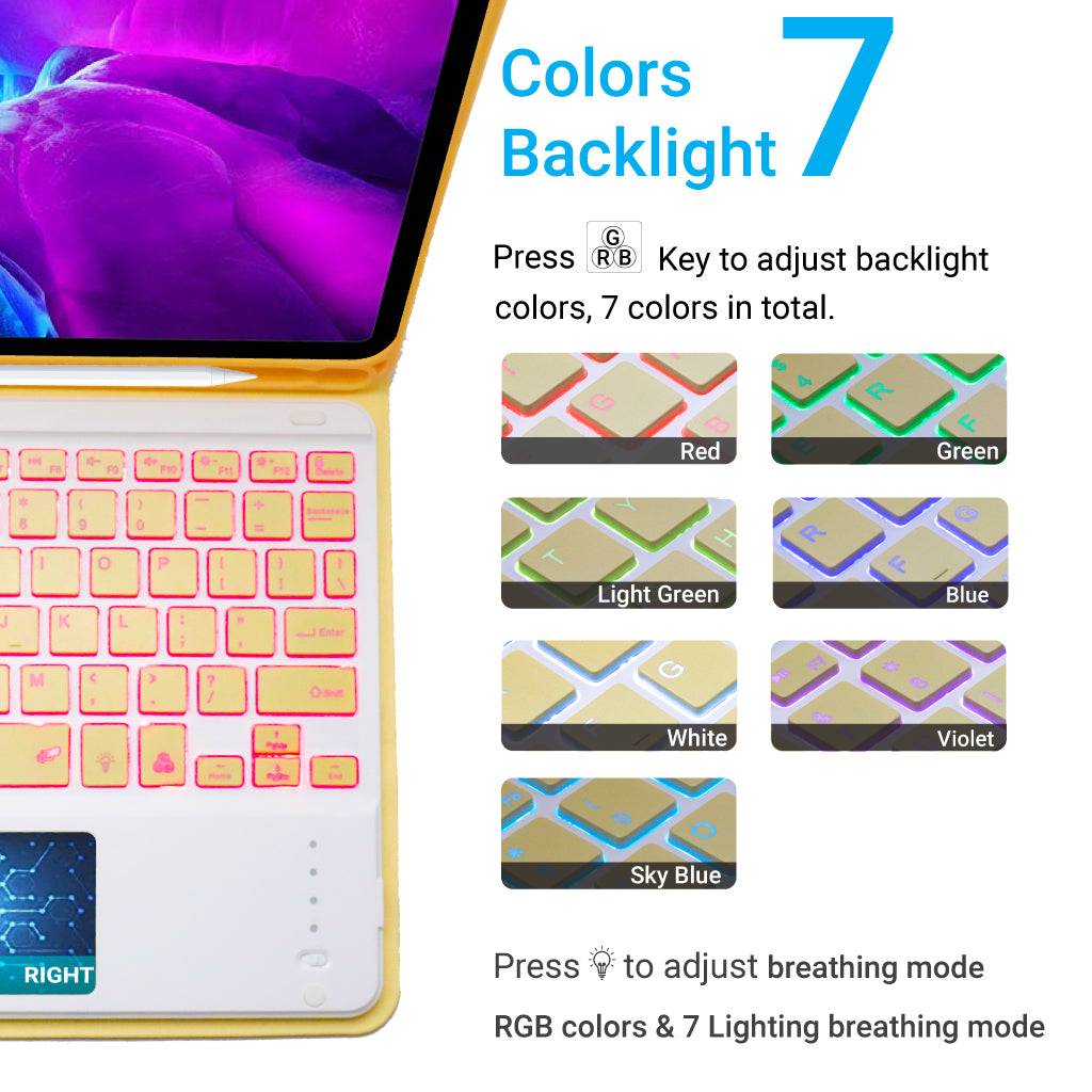 Concept-Kart-TECPHILE-PS11T-Wireless-Keyboard-Case-For-iPad-Yellow-1_7