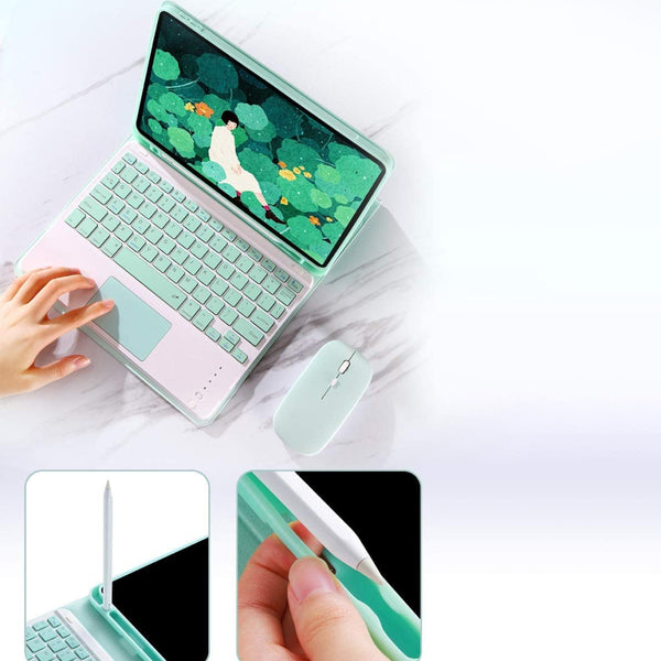 TECPHILE - PS209T Wireless Keyboard Case for iPad - 11