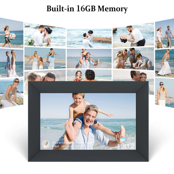 TECPHILE - Portrait 9 inch Smart WiFi Photo Frame - 3