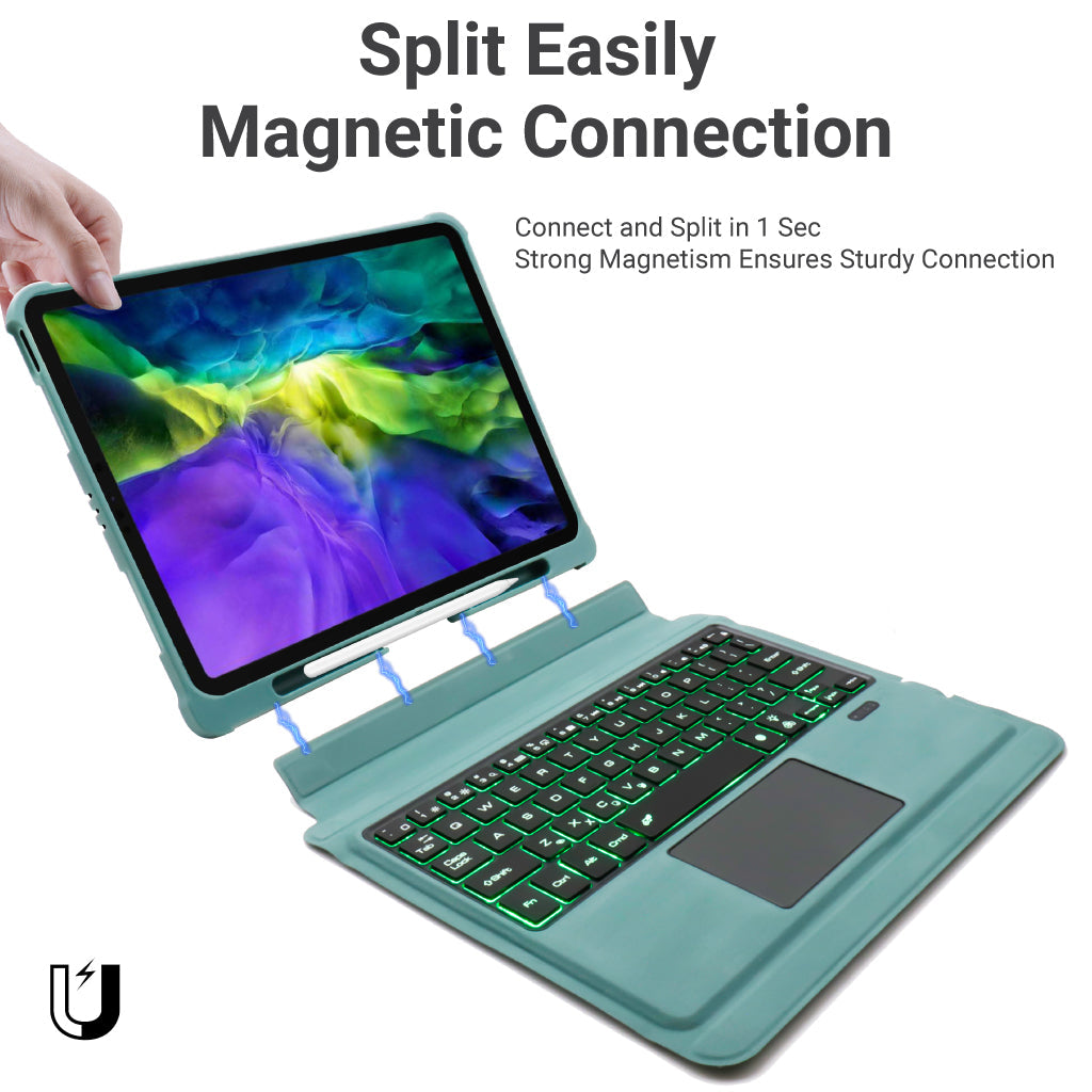Concept-Kart-TECPHILE-T207D-Wireless-Keyboard-Case-For-iPad-Jasper-Green-1_4