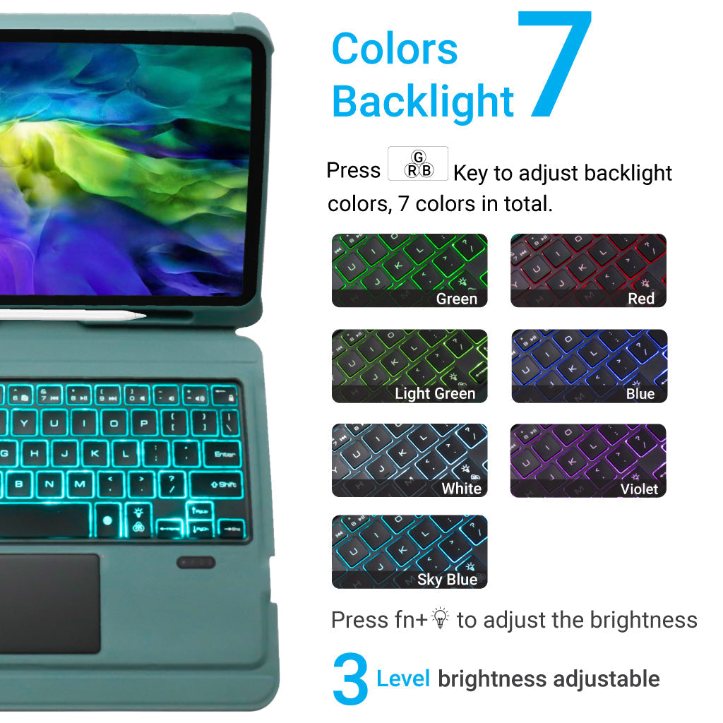 Concept-Kart-TECPHILE-T207D-Wireless-Keyboard-Case-For-iPad-Jasper-Green-1_5