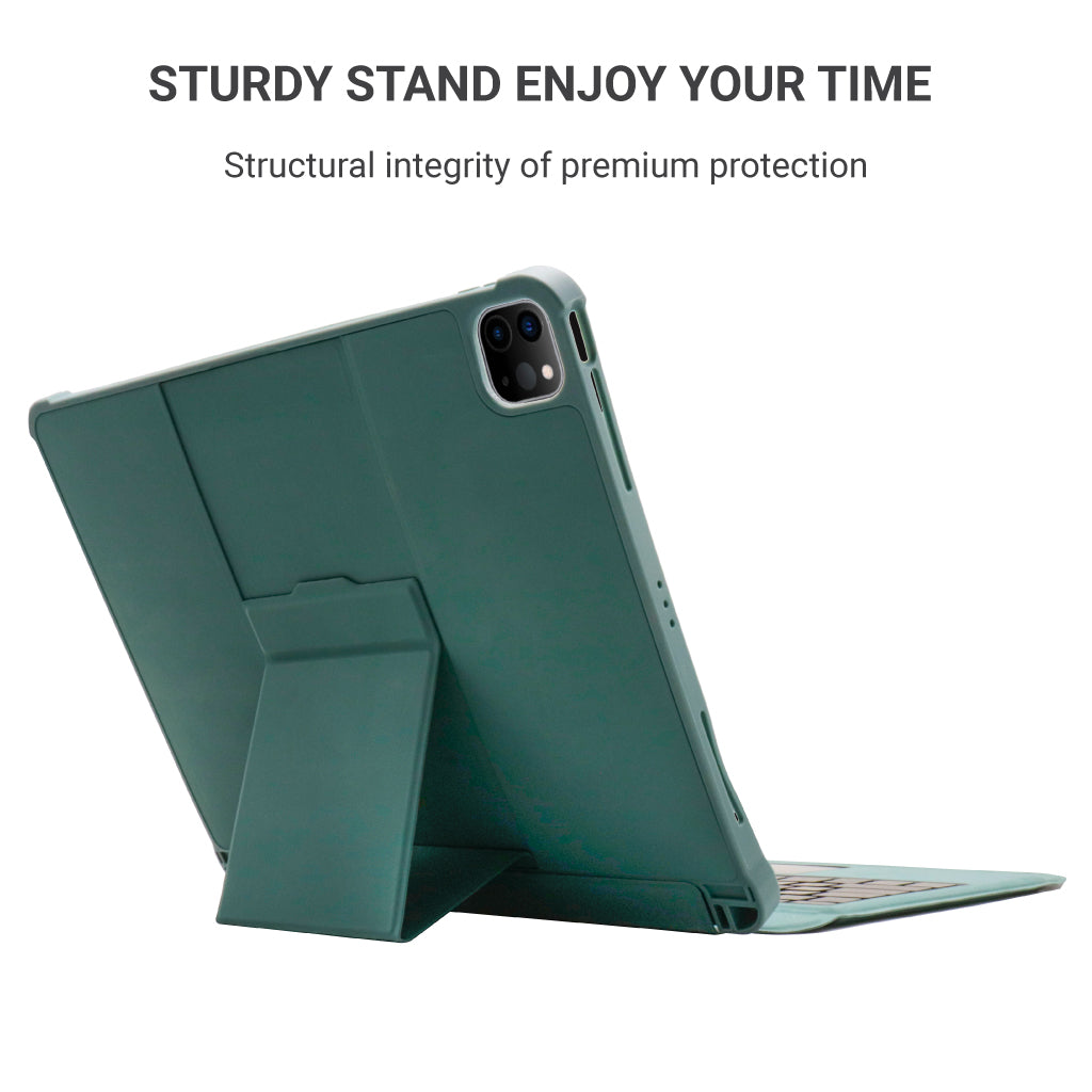 Concept-Kart-TECPHILE-T209D-Wireless-Keyboard-Case-for-iPad-Jasper-Green-1_3