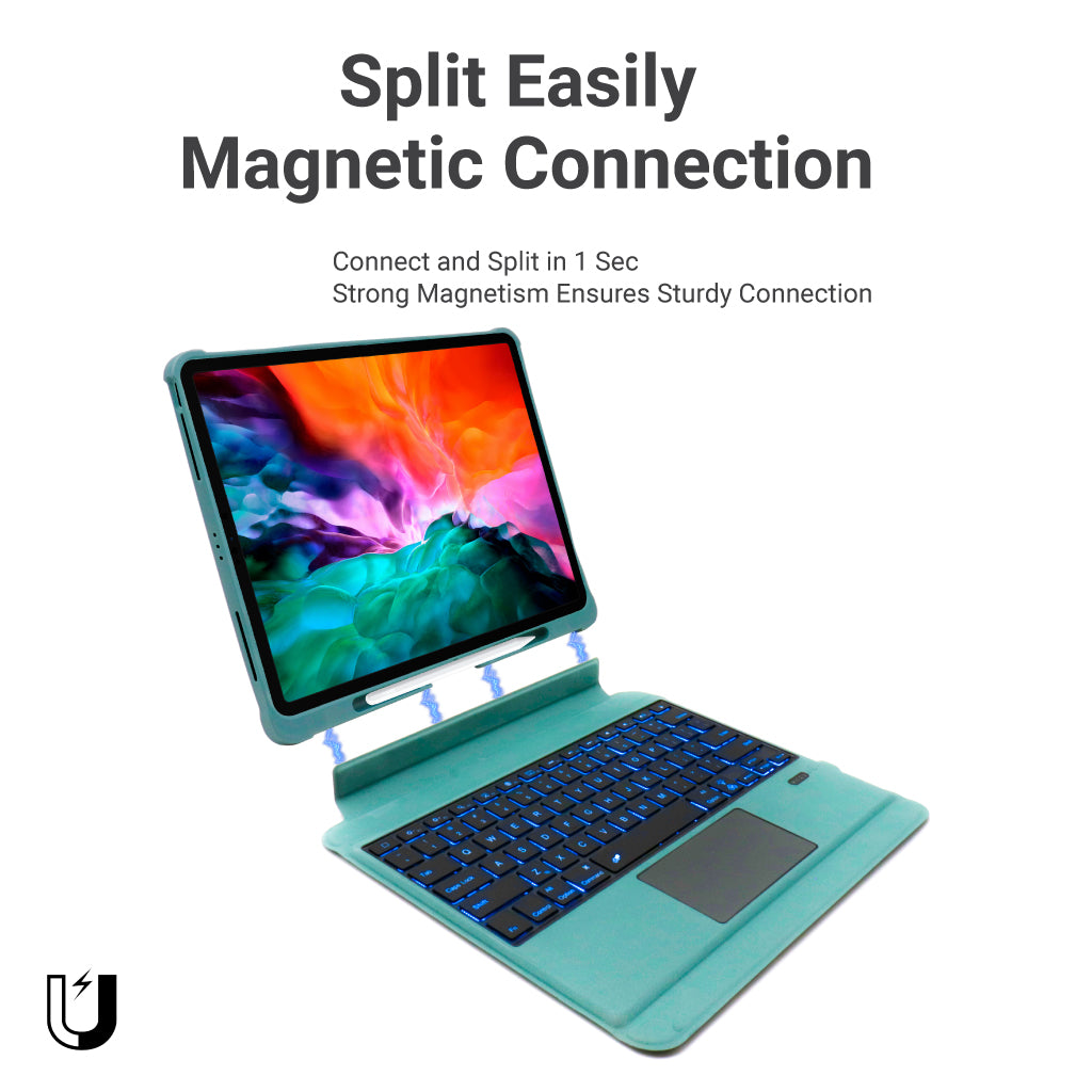 Concept-Kart-TECPHILE-T209D-Wireless-Keyboard-Case-for-iPad-Jasper-Green-1_5