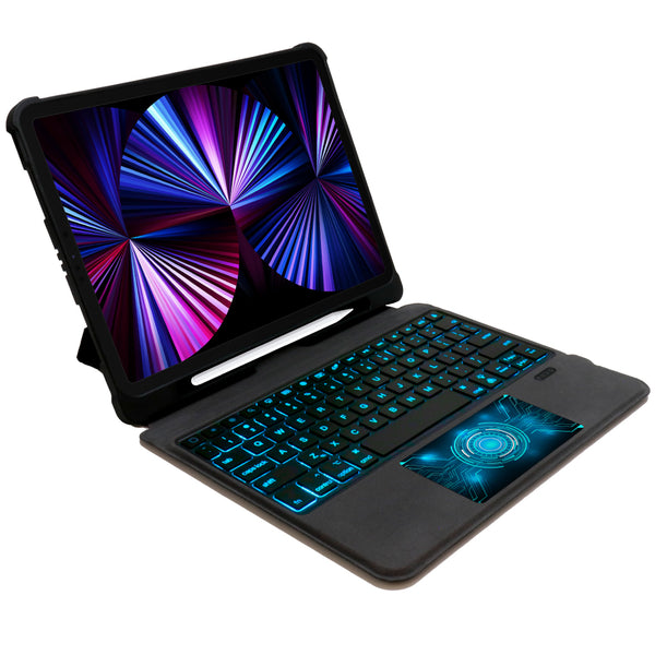 TECPHILE - T5207D - Wireless Keyboard Case for iPad - 1