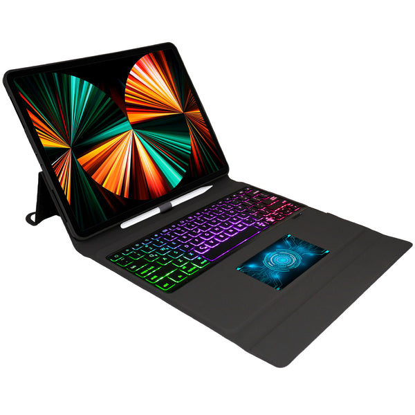 TECPHILE - W129TS Wireless Keyboard Case for iPad Pro 12.9 - 1