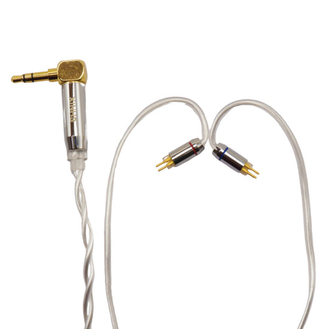 XINHS - 2 Core Silver Plated Upgrade Cable for IEM